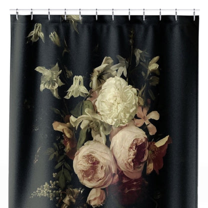 Peony Shower Curtain Close Up, Flowers Shower Curtains