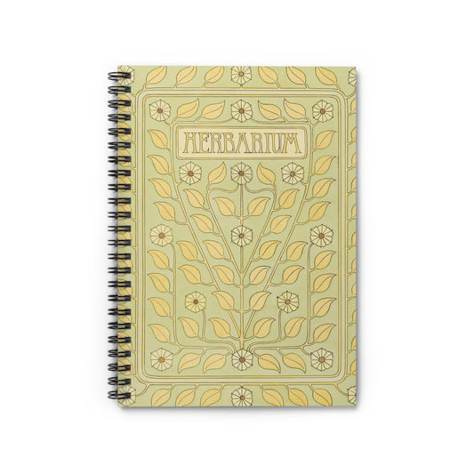 Plant Aesthetic Notebook with Floral Pattern cover, great for journaling and planning, highlighting beautiful floral plant patterns.
