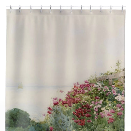 Poppy Shower Curtain Close Up, Flowers Shower Curtains