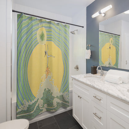 Reach for the Moon Shower Curtain Best Bathroom Decorating Ideas for Art Nouveau Decor