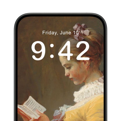 Reading Aesthetic Phone Wallpaper Close Up