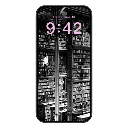 Reading Aesthetic Phone Wallpaper Pink Text