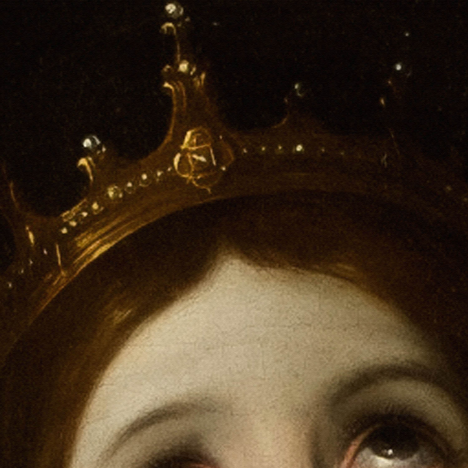 Renaissance Art Print Close Up Detail Shot 2