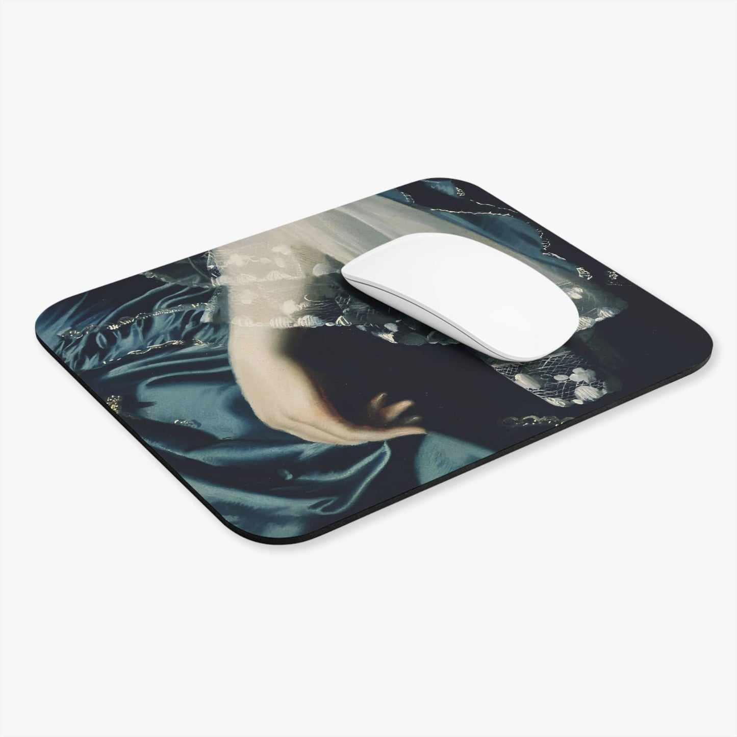 Renaissance Fashion Computer Desk Mouse Pad With White Mouse