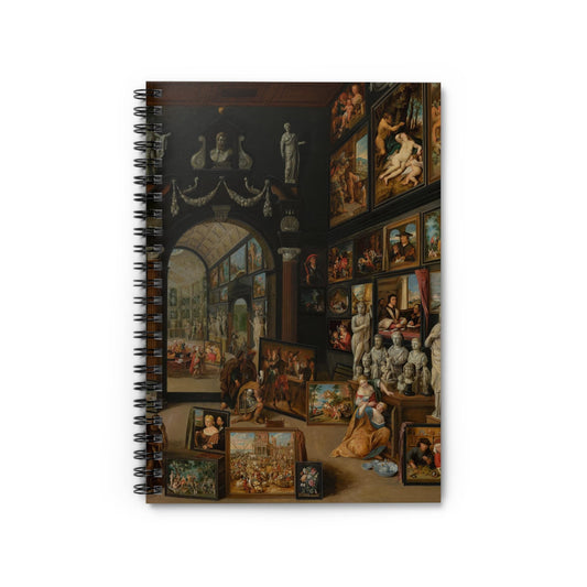 Renaissance Notebook with Academia and Art cover, perfect for journaling and planning, featuring Renaissance themes of academia and art.