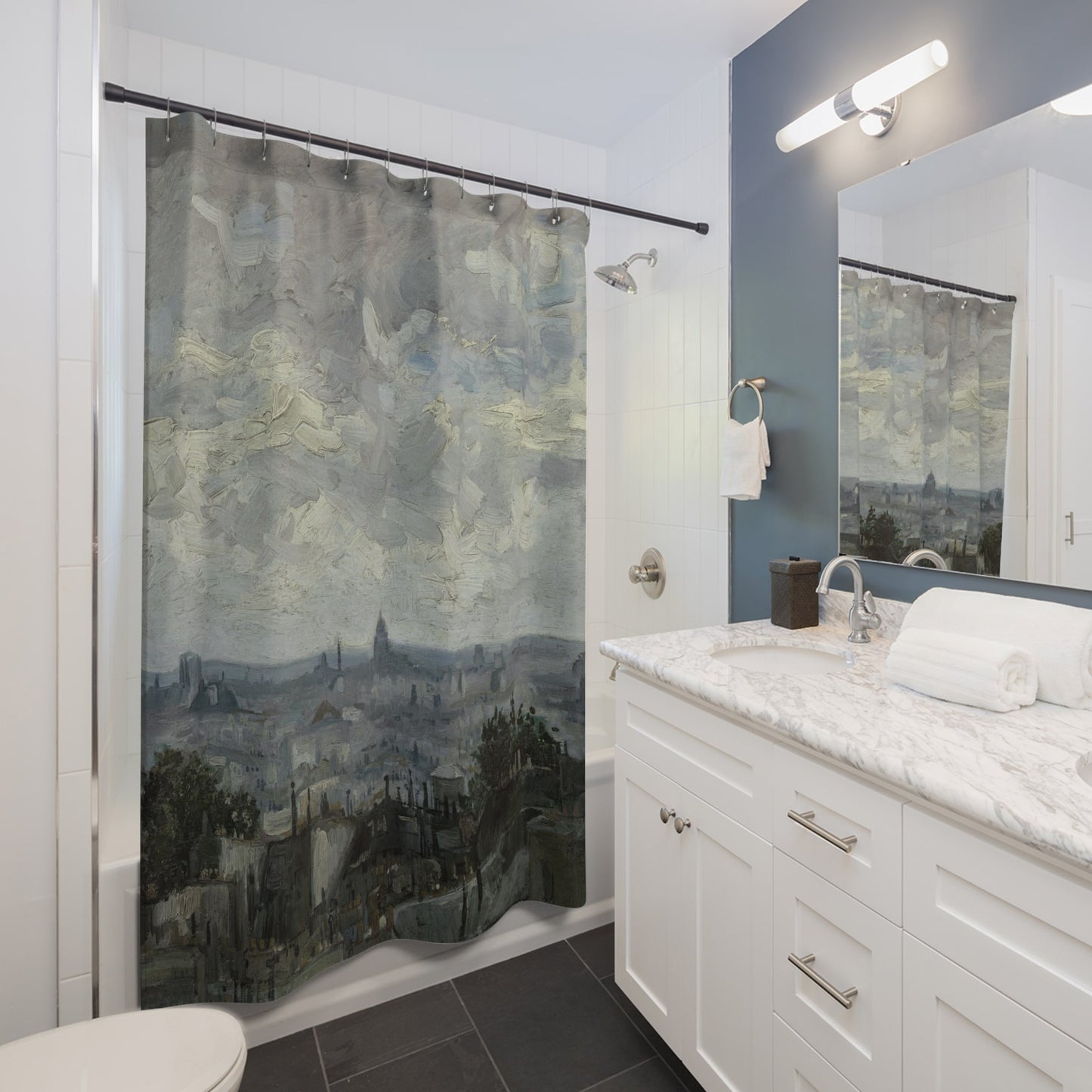 Revitalized Vintage Shower Curtain Best Bathroom Decorating Ideas for Landscapes Decor