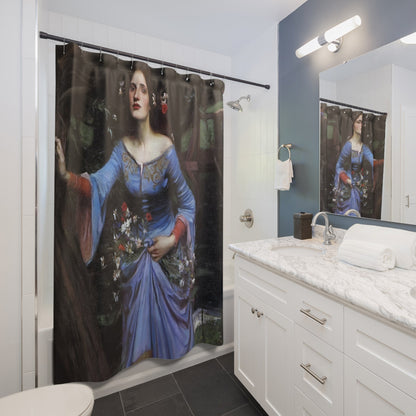 Romantic Shower Curtain Best Bathroom Decorating Ideas for Victorian Decor