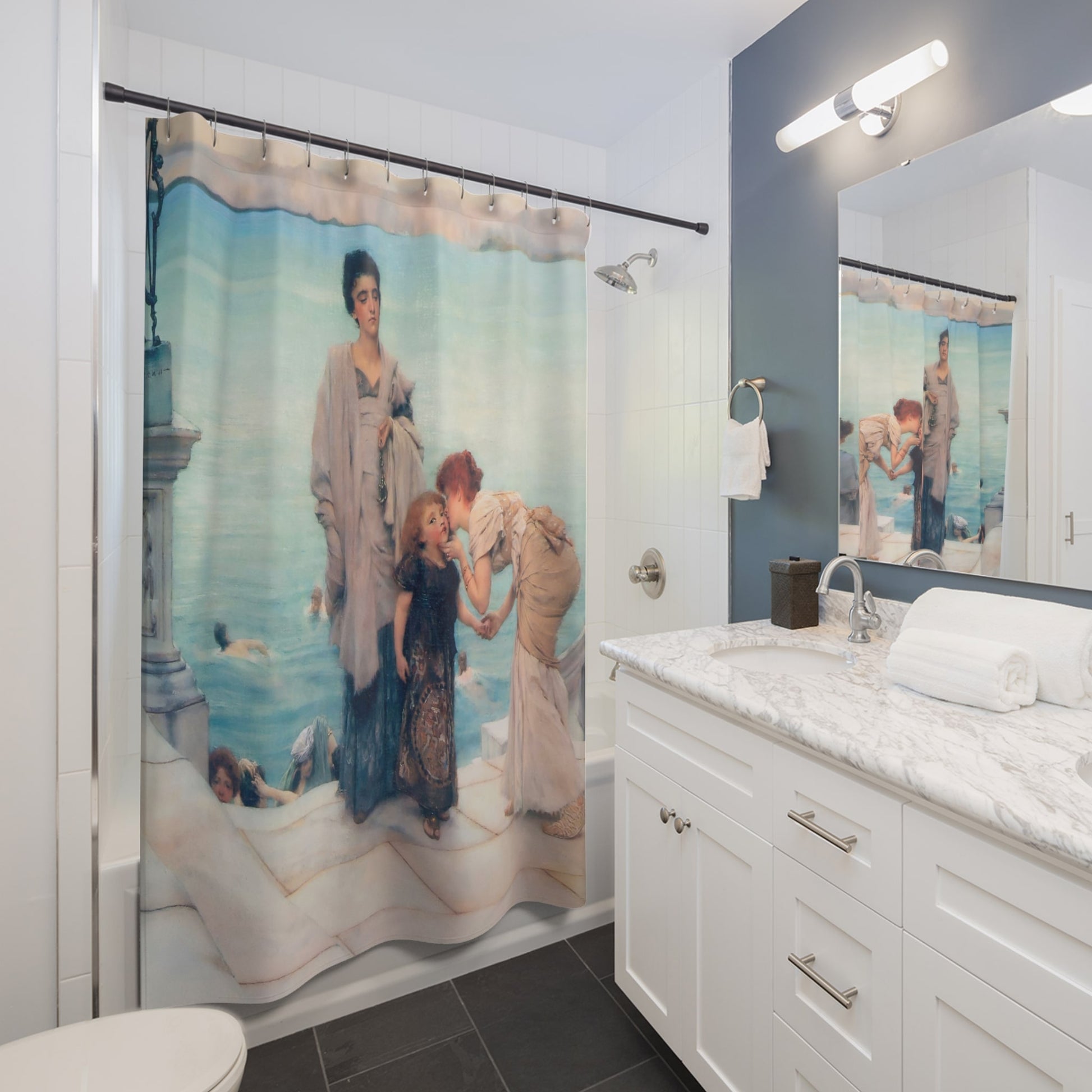 Romanticism Shower Curtain Best Bathroom Decorating Ideas for Victorian Decor