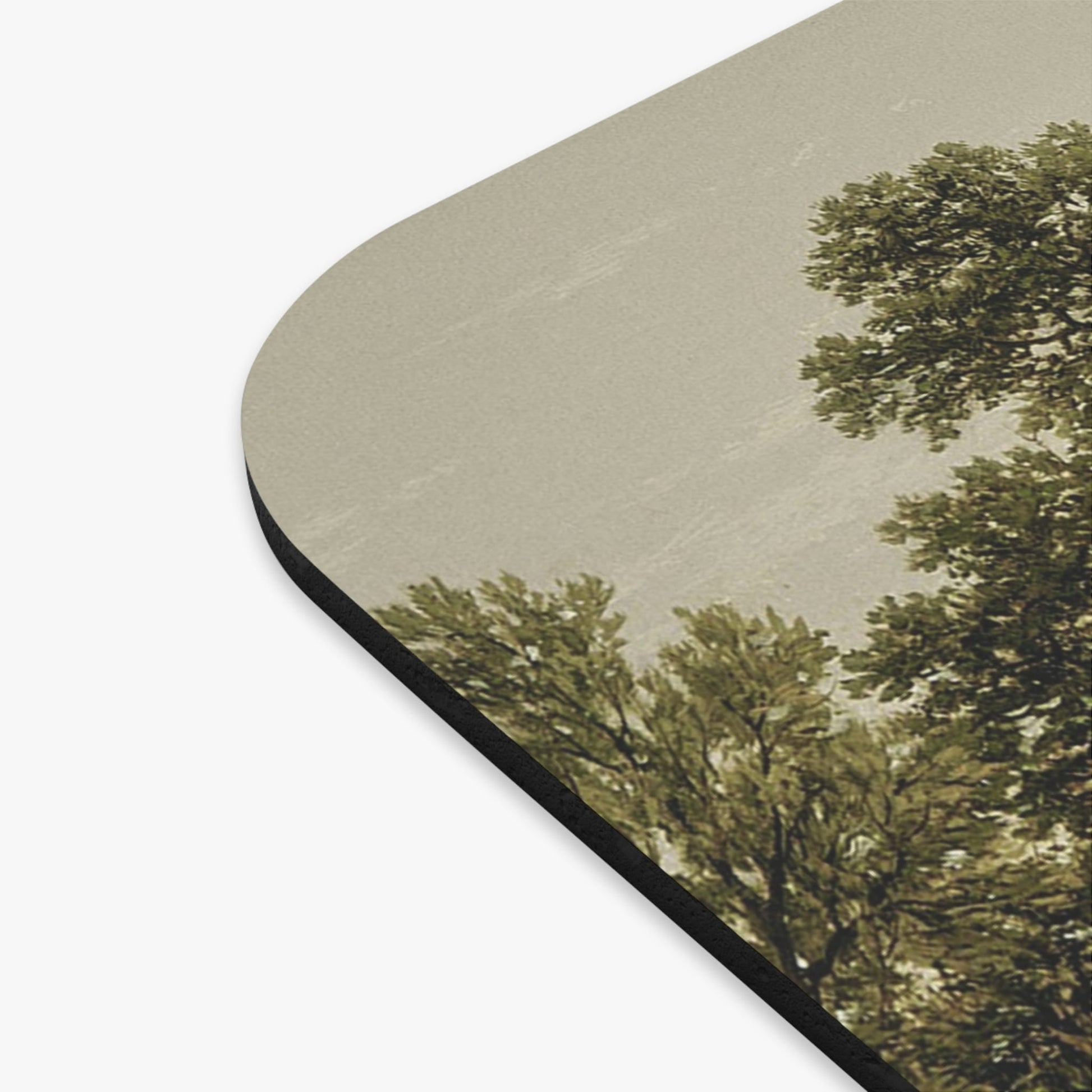 Sage Green Vintage Mouse Pad Design Close Up