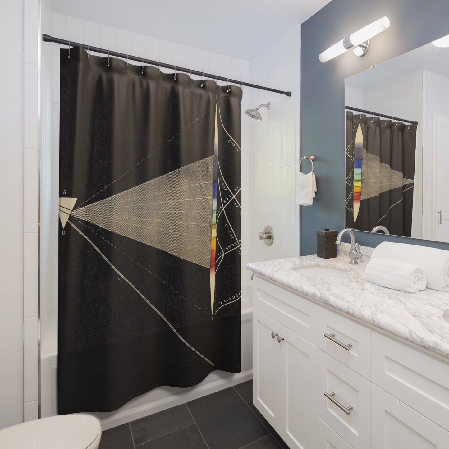 Scientific Shower Curtain Best Bathroom Decorating Ideas for Science Decor