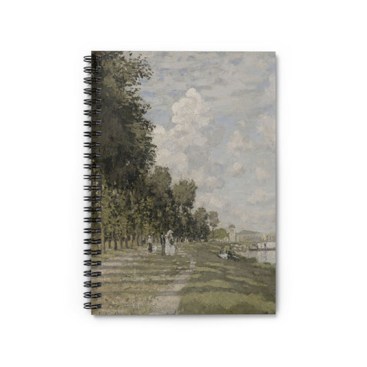 Seaside Notebook with Claude Monet cover, great for journaling and planning, highlighting beautiful seaside scenes by Claude Monet.