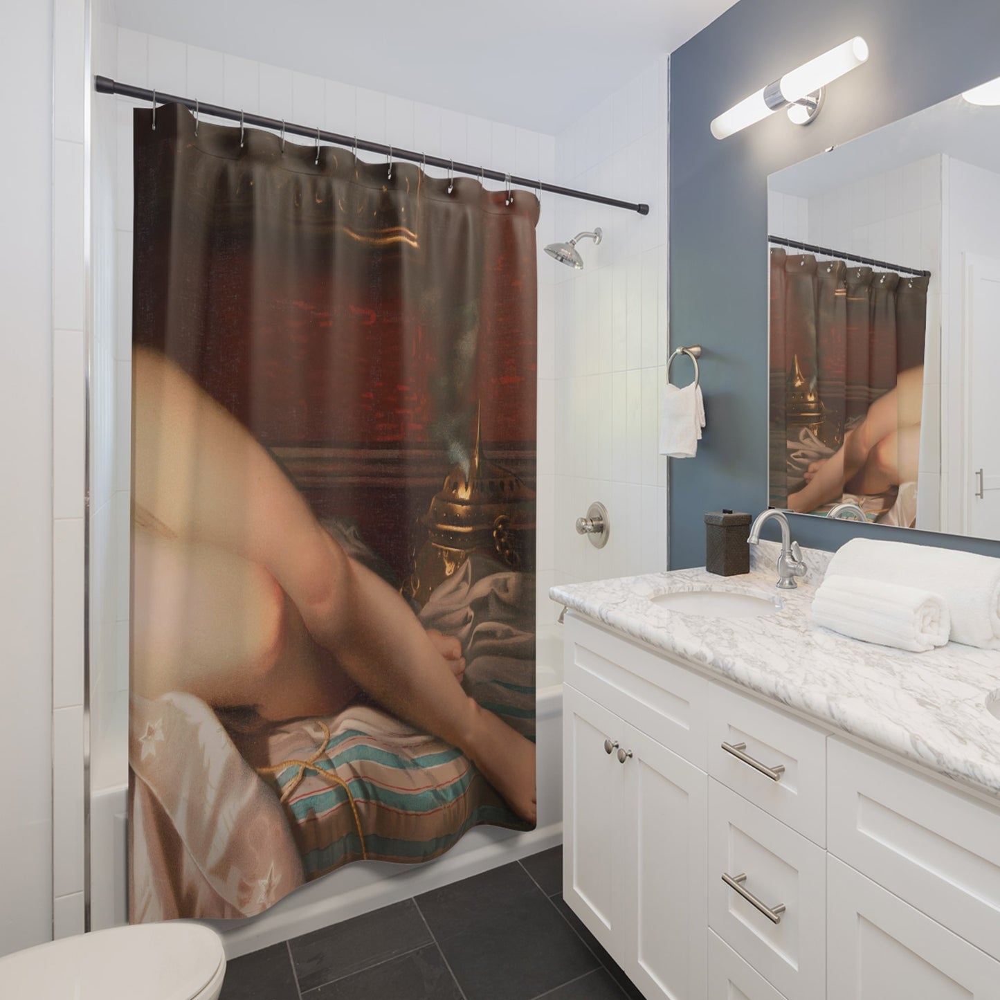 Sensual Female Shower Curtain Best Bathroom Decorating Ideas for Love and Romance Decor
