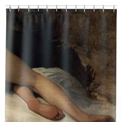 Sensual Posing Shower Curtain Close Up, Love and Romance Shower Curtains