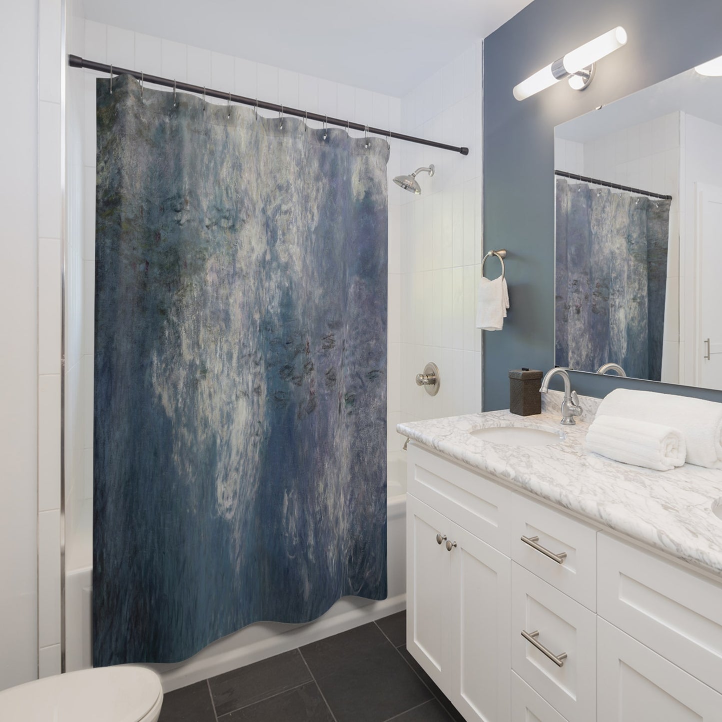 Serene Peaceful Shower Curtain Best Bathroom Decorating Ideas for Landscapes Decor