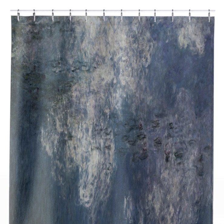 Serene Peaceful Shower Curtain Close Up, Landscapes Shower Curtains