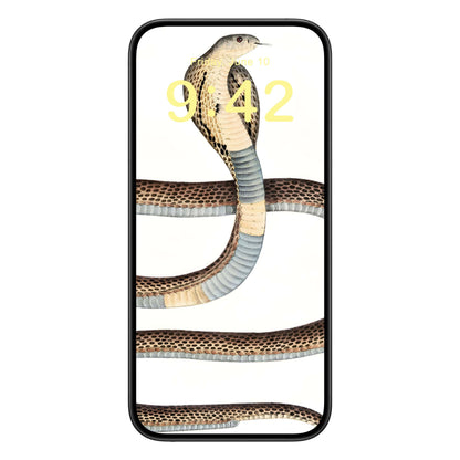 Snake Diagram Phone Wallpaper Yellow Text