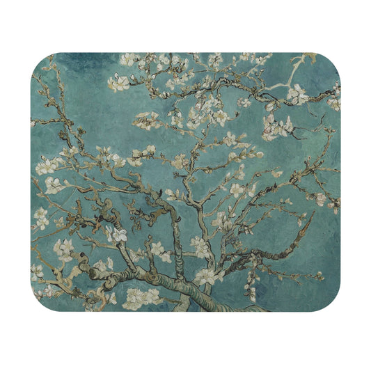 Spring Mouse Pad featuring Almond Blossom art, adding freshness to desk and office decor.