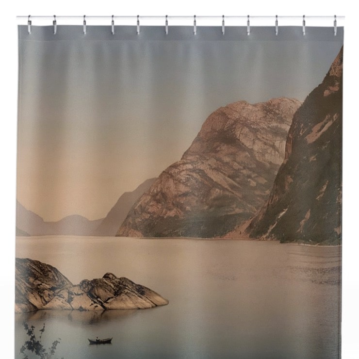 Summer Mountains Shower Curtain Close Up, Landscapes Shower Curtains