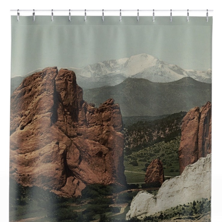 The Gateway Shower Curtain Close Up, Landscapes Shower Curtains