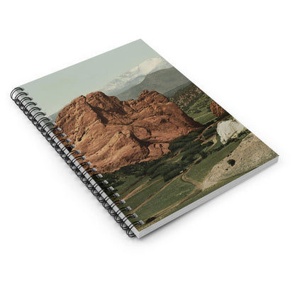 The Gateway Spiral Notebook Laying Flat on White Surface