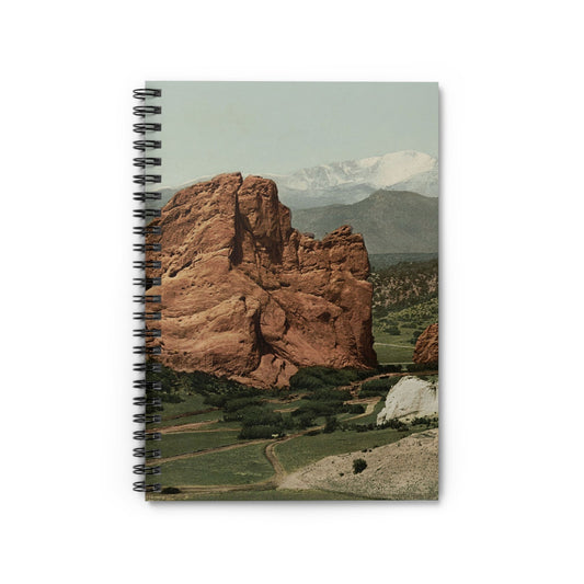 The Gateway Notebook with Garden of the Gods cover, ideal for journals and planners, featuring picturesque landscapes.