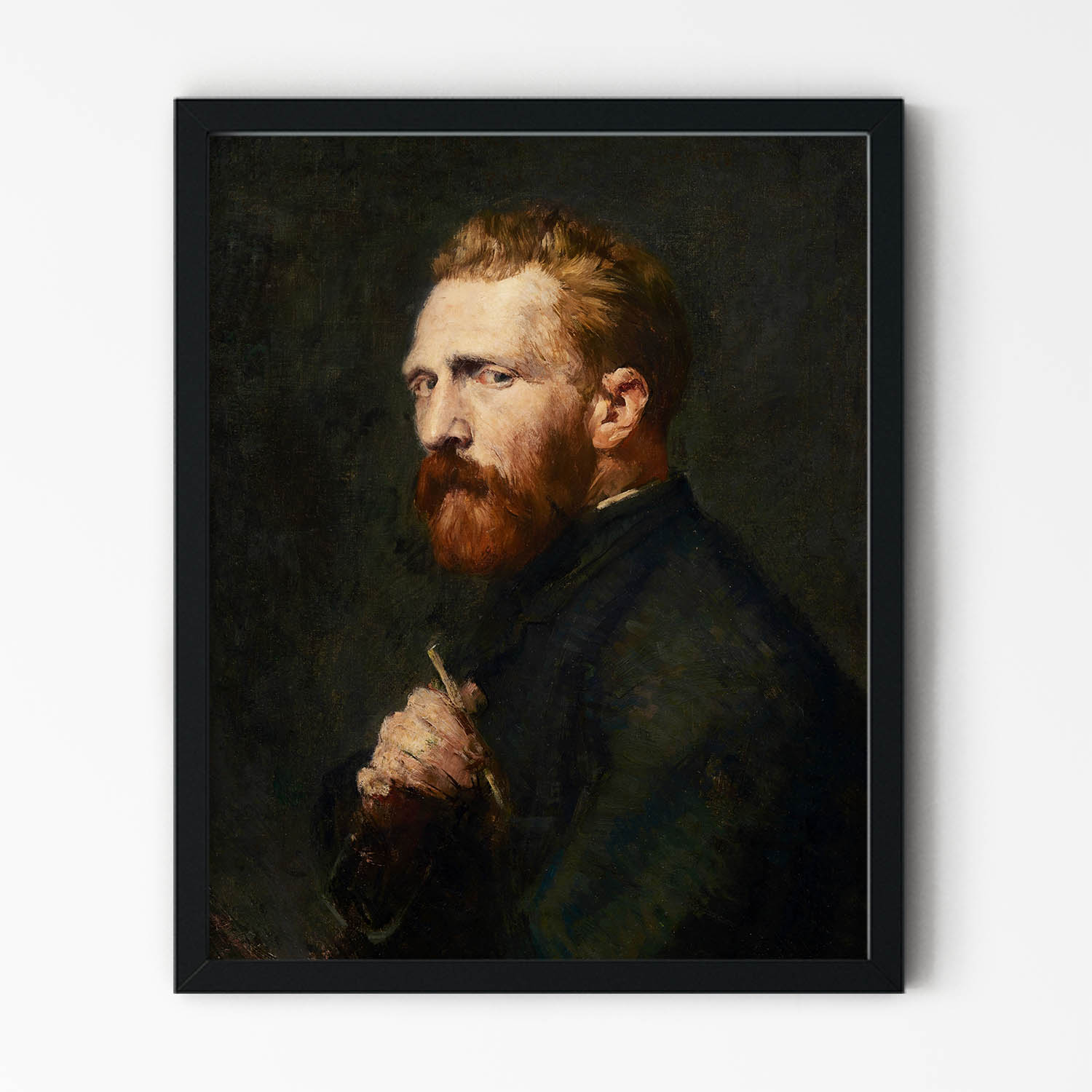 Academia Painting in Black Picture Frame