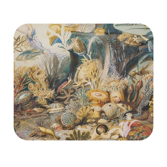 Under the Sea Mouse Pad with nautical art, desk and office decor featuring underwater scenes.