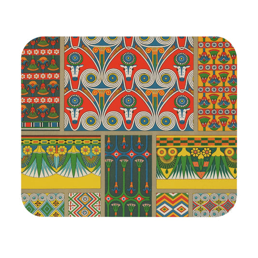 Unique Designs Mouse Pad showcasing Egyptian patterns theme, adding an exotic touch to desk and office decor.