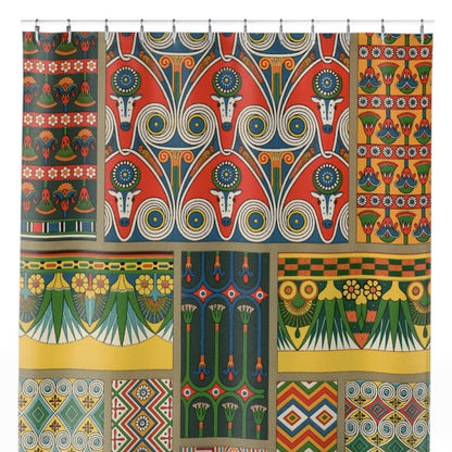 Unique Designs Shower Curtain Close Up, Abstract Shower Curtains