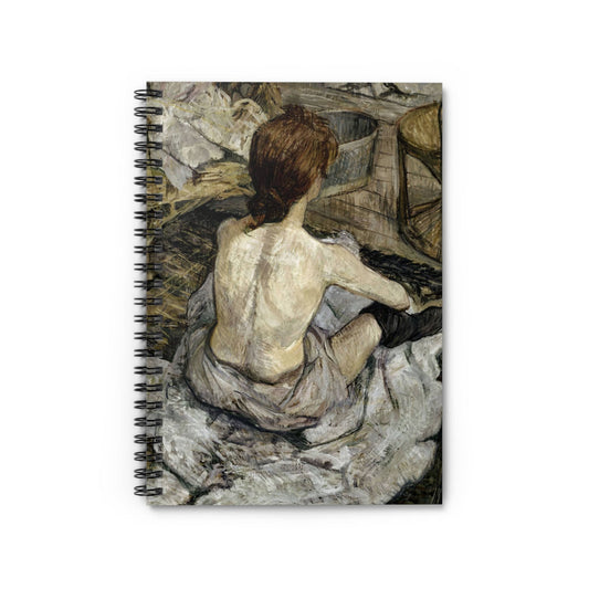 Unique Female Portrait Notebook with Rousse cover, perfect for journaling and planning, featuring unique female portraits in the Rousse style.