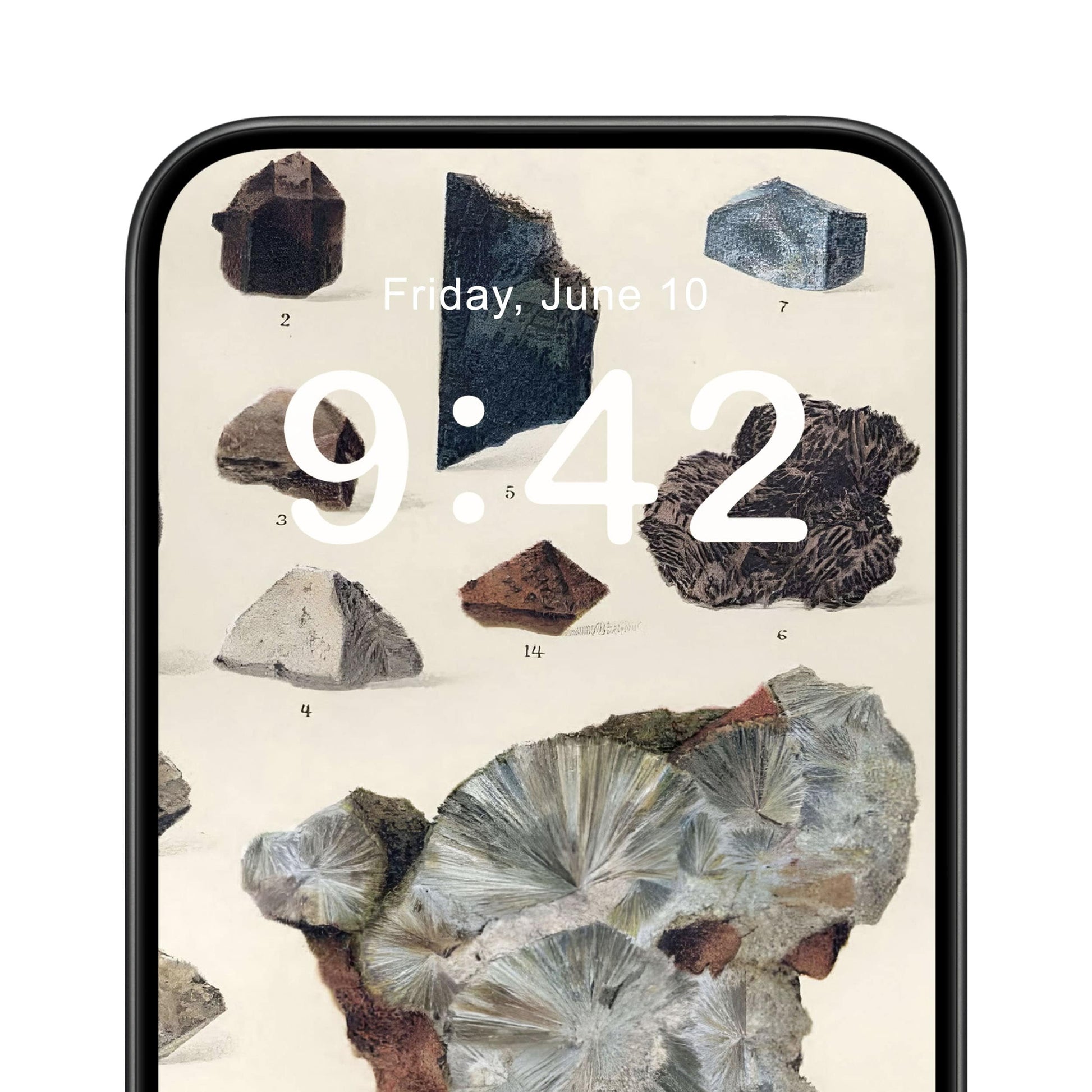 Unique Gemstone Phone Wallpaper Close Up