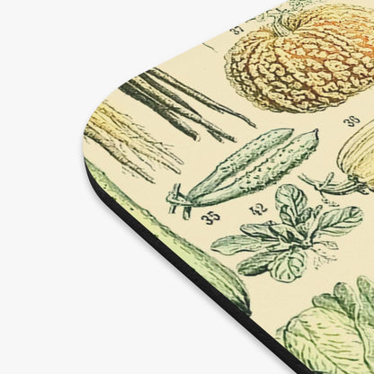 Vegetables Vintage Mouse Pad Design Close Up