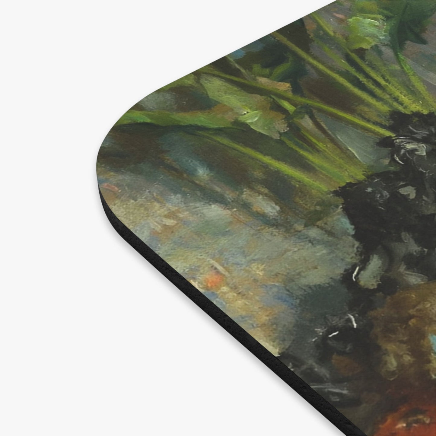 Victorian Aesthetic Vintage Mouse Pad Design Close Up