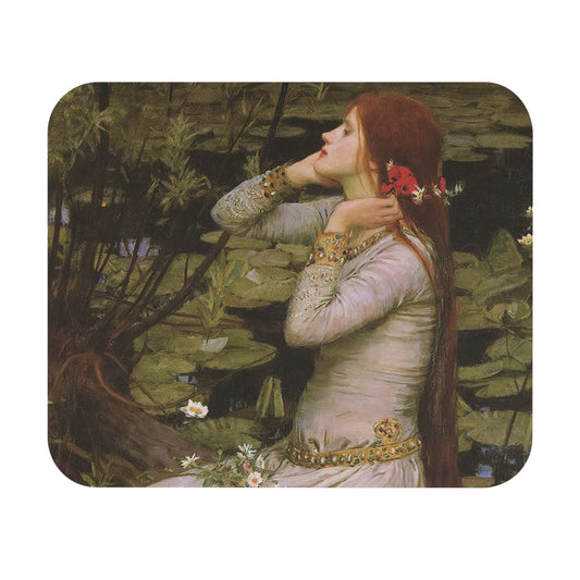 Victorian Aesthetic Mouse Pad inspired by Ophelia's art, enhancing desk and office decor.