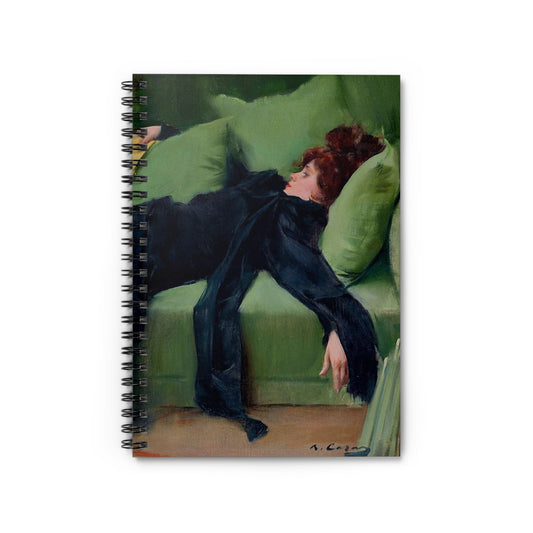 Victorian Notebook with decadent young woman cover, perfect for journaling and planning, featuring elegant Victorian-era designs.