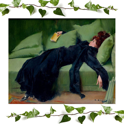 Victorian Aesthetic art prints featuring a decadent young woman, vintage wall art room decor
