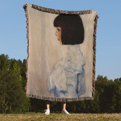 Victorian Era Portrait Held Up Outside