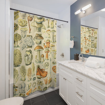 Vintage Mushroom Shower Curtain Best Bathroom Decorating Ideas for Botanical Decor