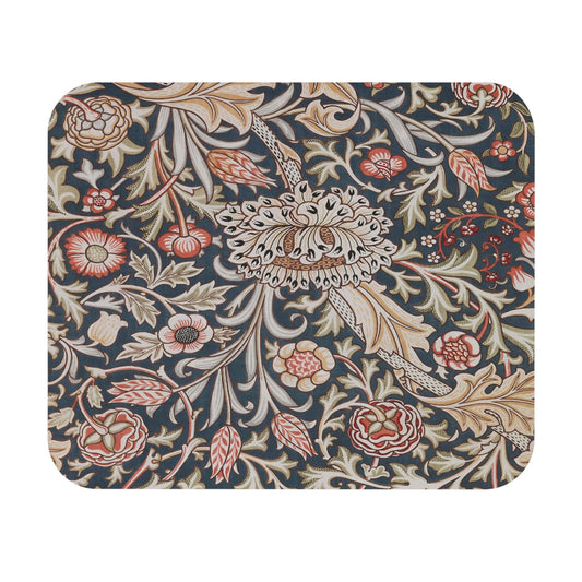 Vintage Wallpaper Mouse Pad featuring William Morris aesthetic, enhancing desk and office decor.