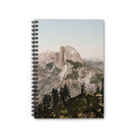 Glacier Point Notebook with Yosemite National Park cover, great for journaling and planning, highlighting the majestic Glacier Point in Yosemite National Park.