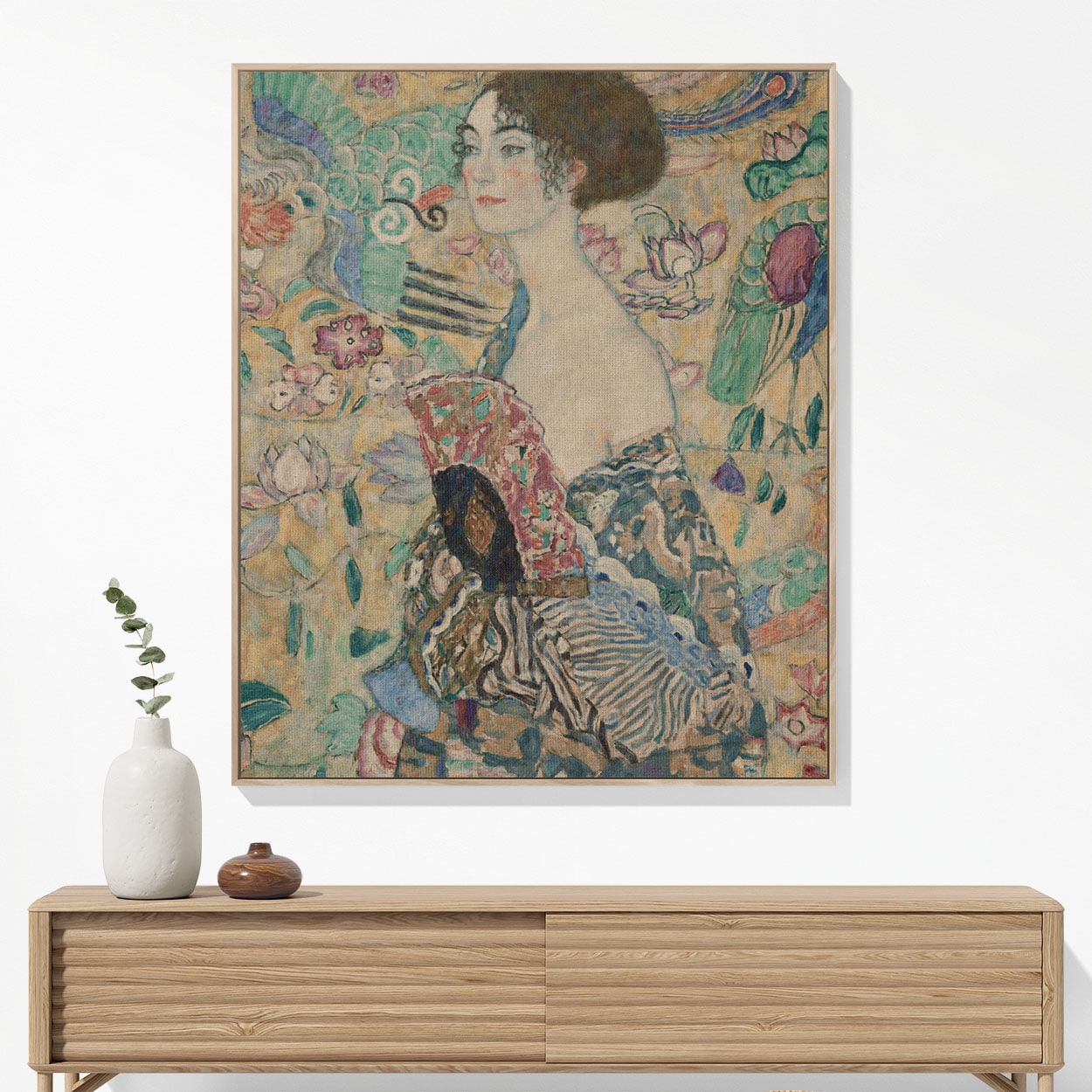 Whimsical Woven Blanket Hanging on a Wall as Framed Wall Art