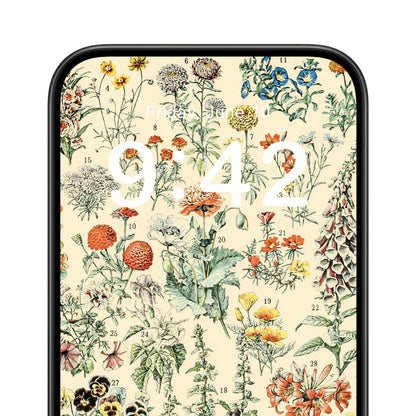 Wildflower Phone Wallpaper Close Up