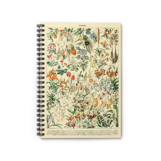 Wildflower and Plants Notebook with floral cover, perfect for journaling and planning, featuring a mix of floral designs.