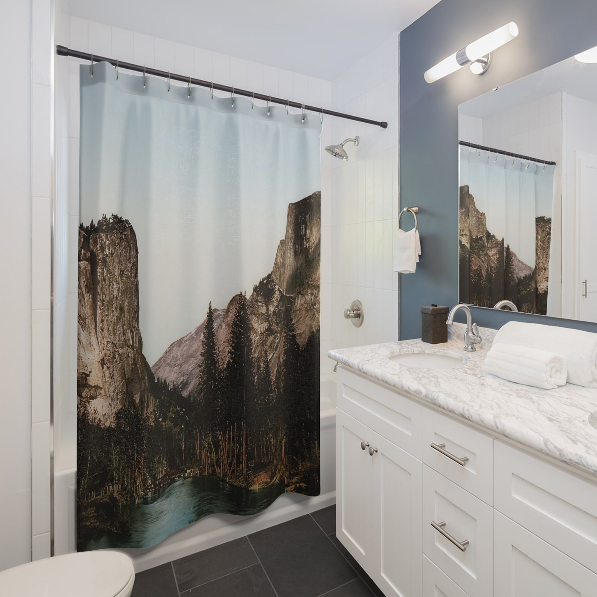 Yosemite National Park Shower Curtain Best Bathroom Decorating Ideas for Landscapes Decor