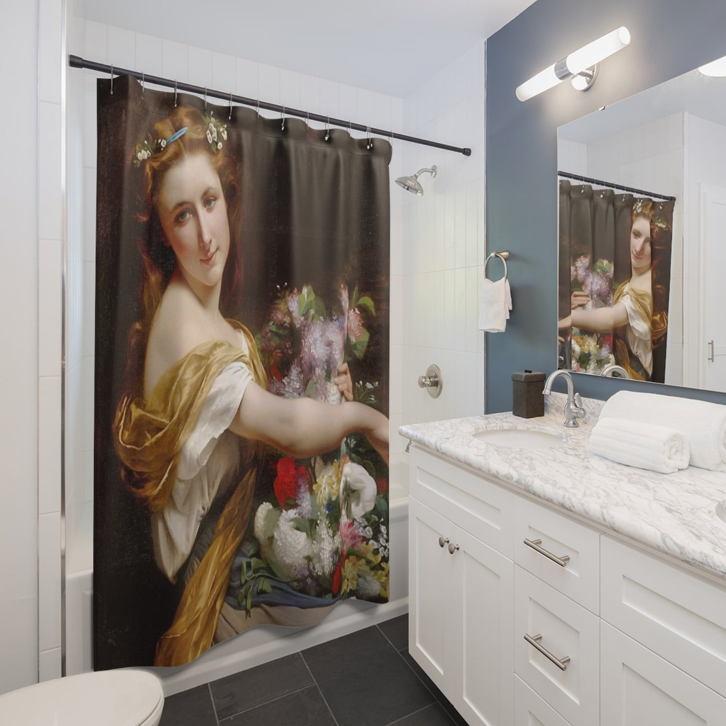 Young Maiden Shower Curtain Best Bathroom Decorating Ideas for Love and Romance Decor